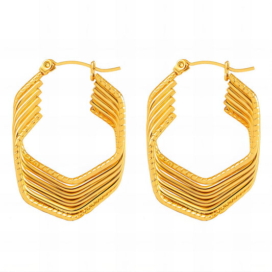 Arya Hoop Earrings.