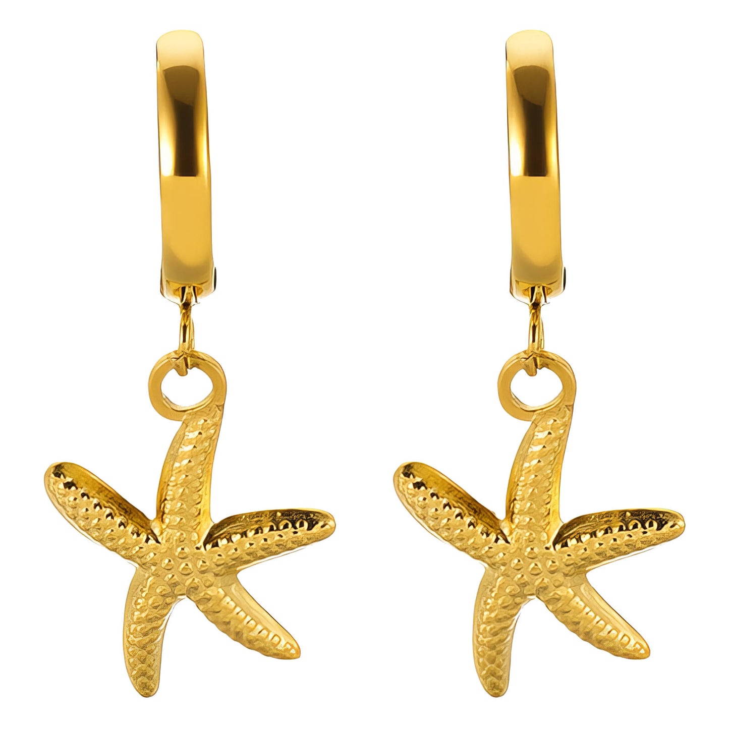 Sea-Stars Huggie Earrings.