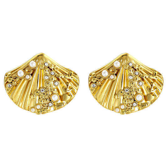 Aisla Seashell Earrings.