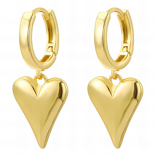 Elizabeth Heart Earrings.
