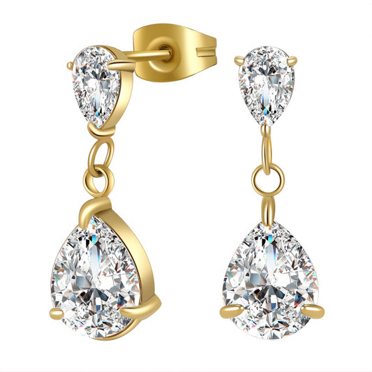 Crystal Drop Earrings