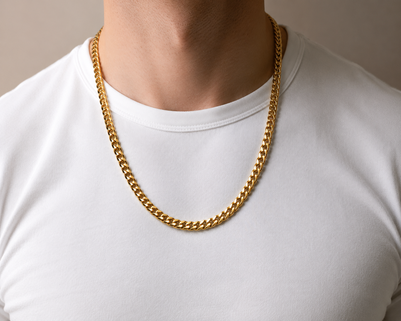 Kingston Gold Cuban Link Necklace – 18K Gold-Plated Tarnish-Free | Hypoallergenic | Everyday Luxury | Gift-Ready Packaging