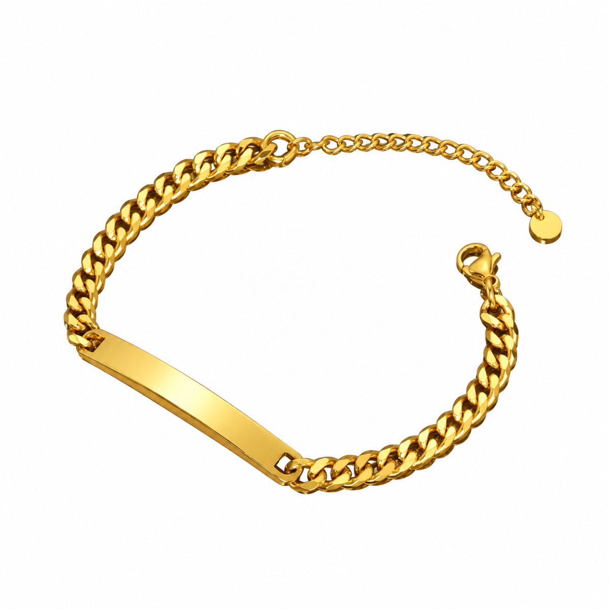 Dax Personalised Curb Chain ID Bracelet