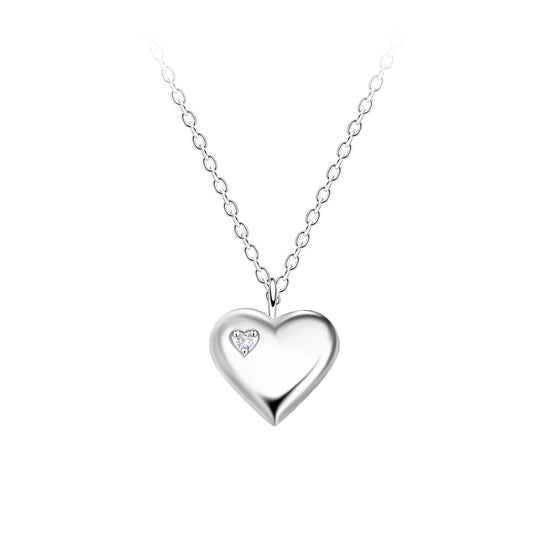 Marielle Petite Heart Necklace – S925 Sterling Silver