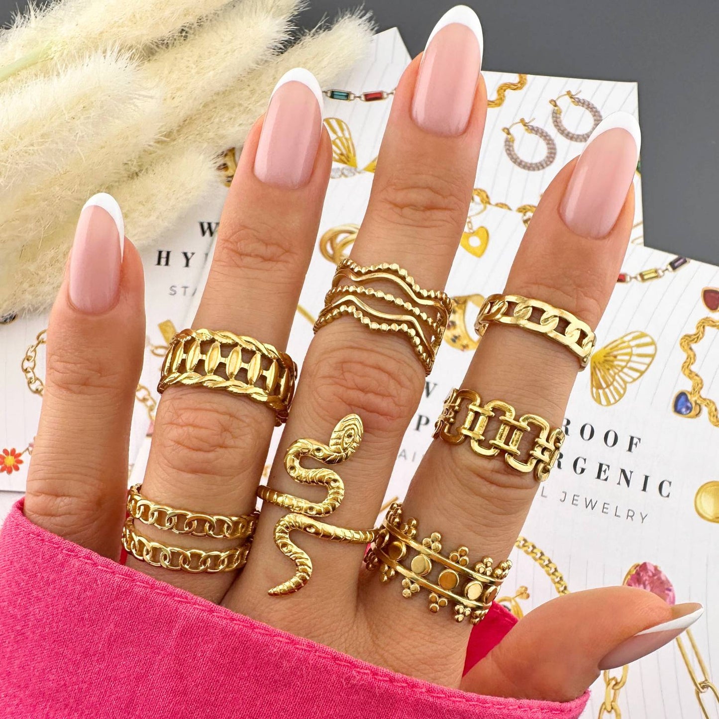 Serpentina Wrap Ring – 18K Gold-Plated