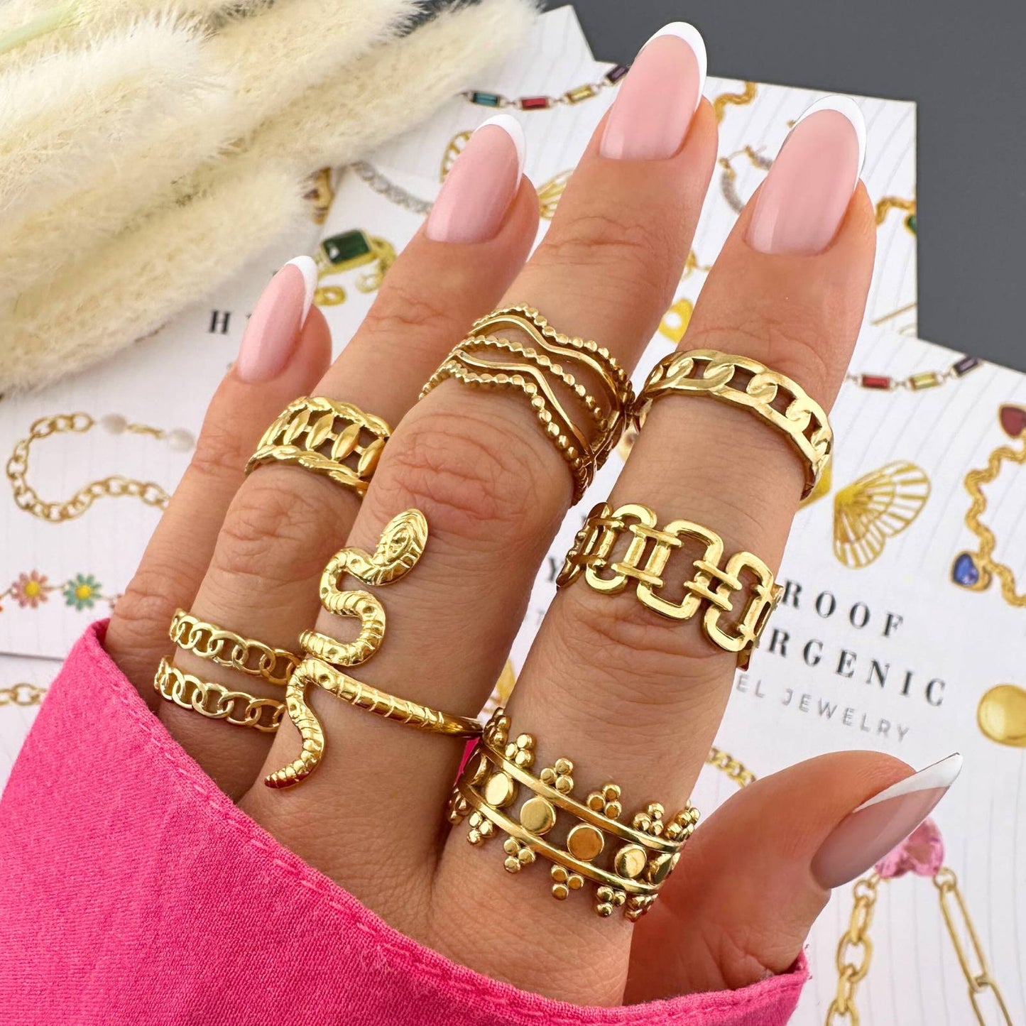 Serpentina Wrap Ring – 18K Gold-Plated