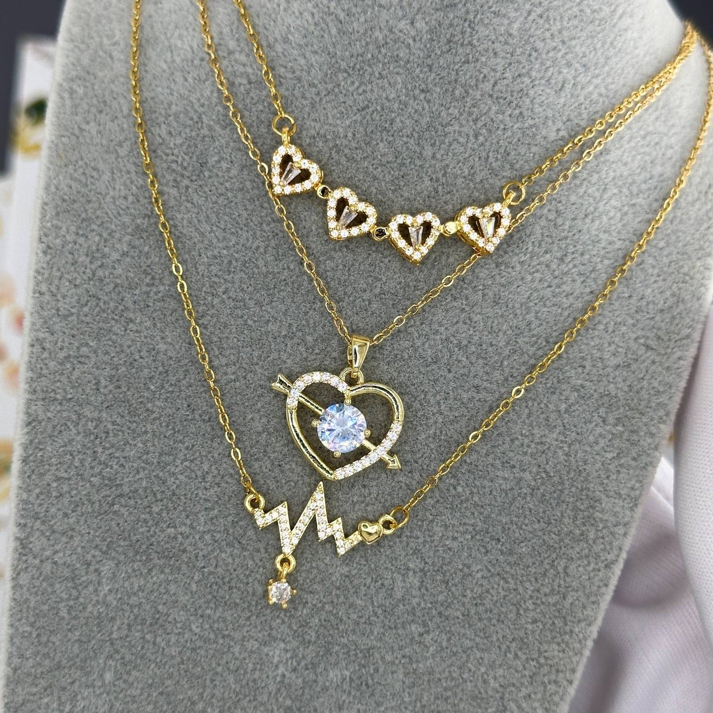 Amara Heart Arrow Necklace