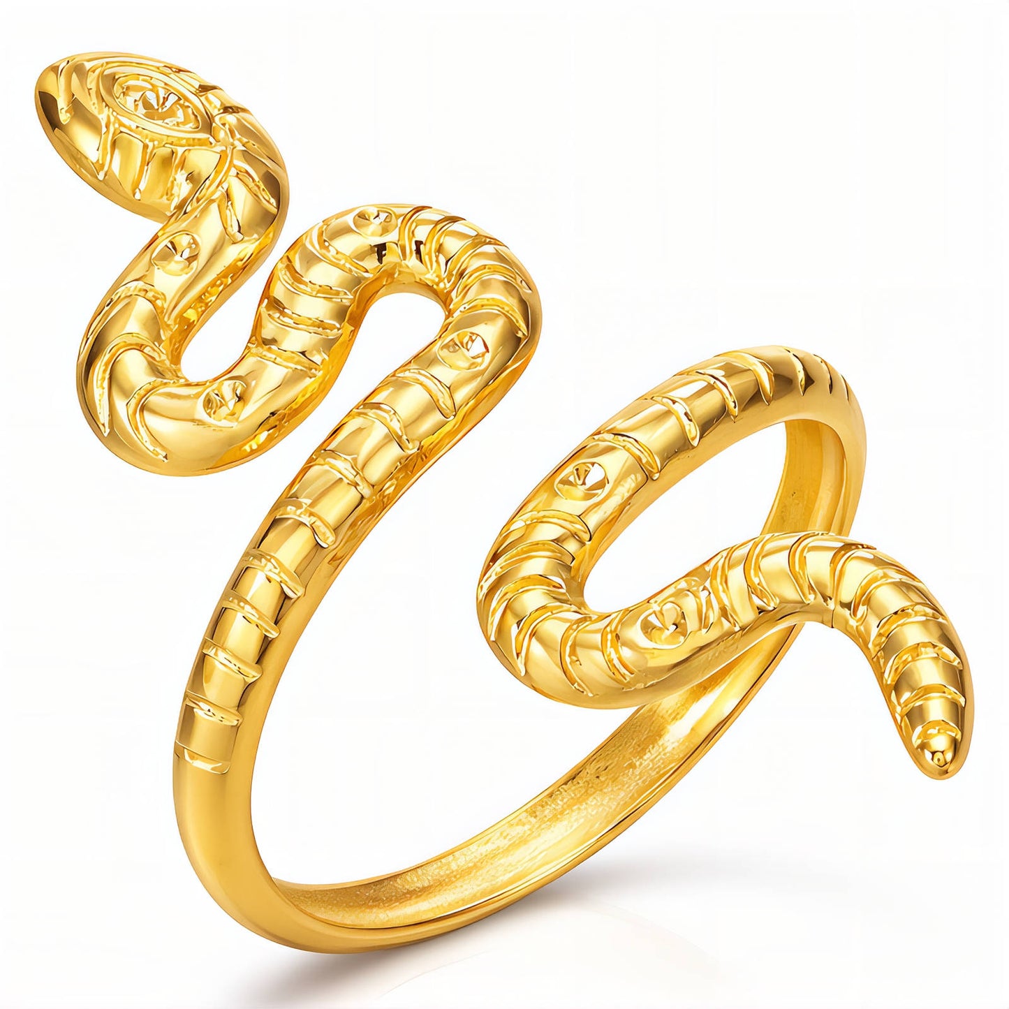 Serpentina Wrap Ring – 18K Gold-Plated