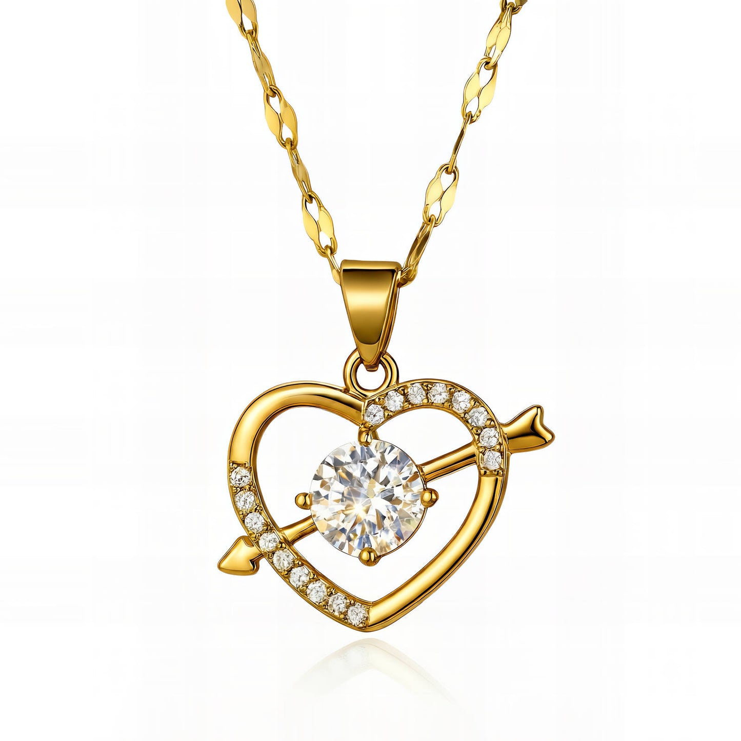 Amara Heart Arrow Necklace