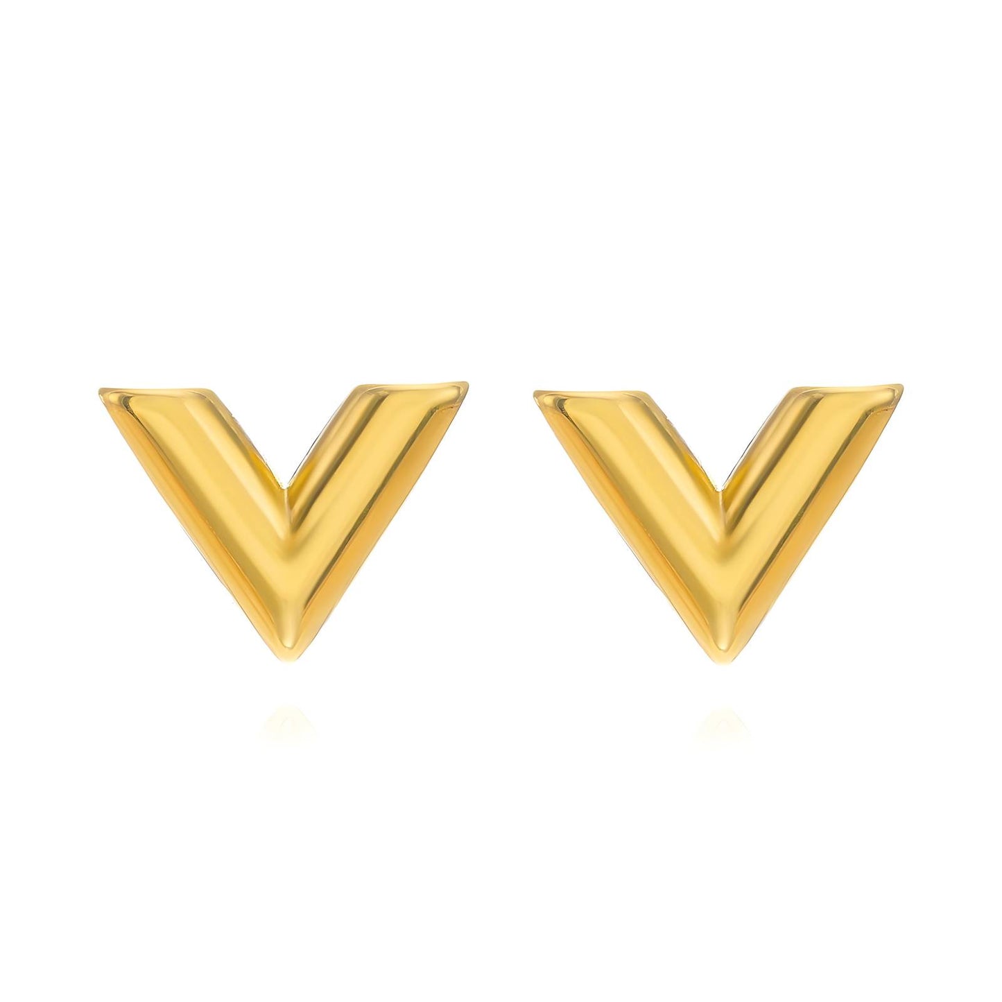 V Minimalist Earrings
