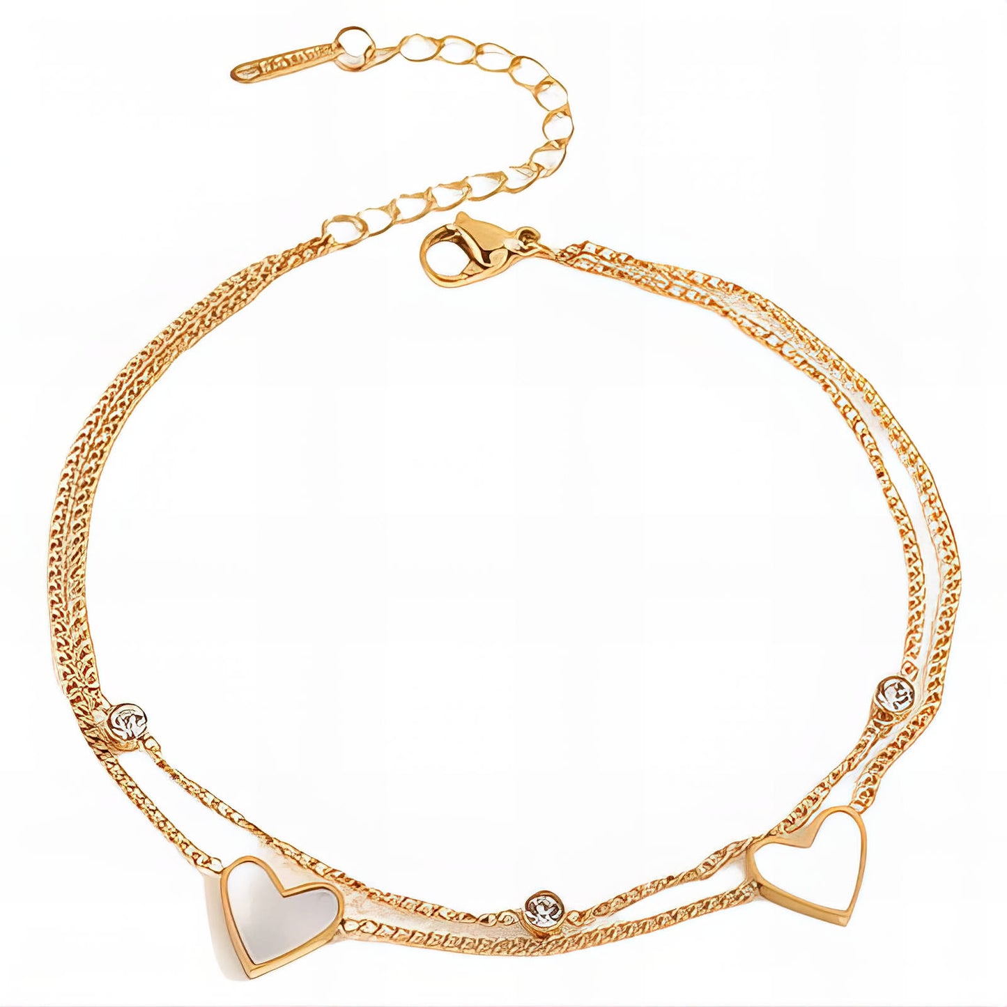 Jadore Hearts Anklet