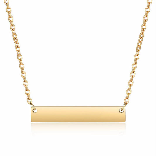 Always Close Personalized Bar Necklace