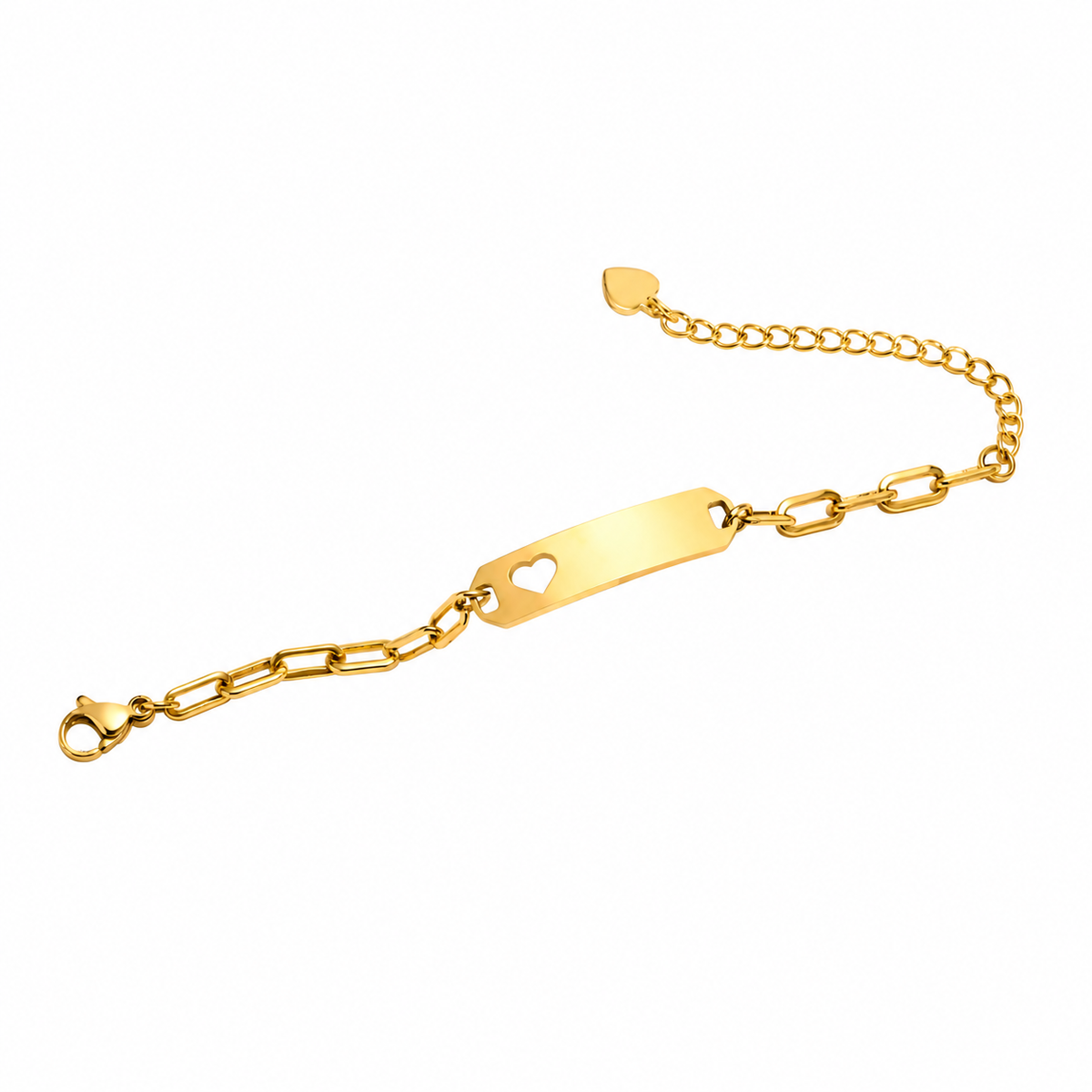 Amity Personalised Heart Cutout Bracelet