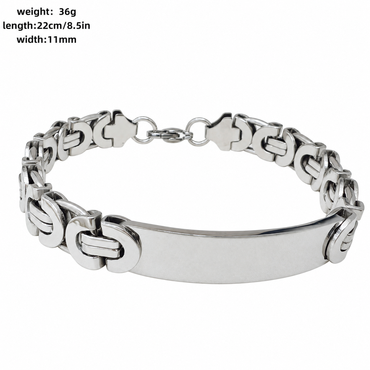 Ronan Personalised Statement Link Bracelet